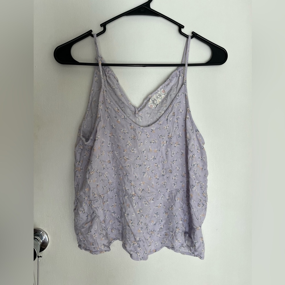 Hippie Rose Lavender Floral Camisole